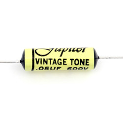 JUPITER® YELLOW VINTAGE TONE CAPACITOR MYLAR 1960's STYLE BUILD 600V 0.05uf