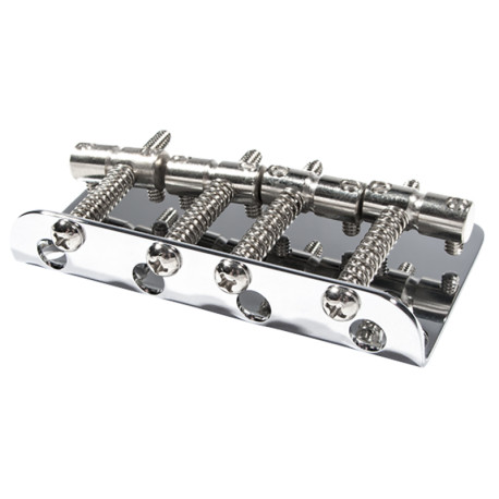 FENDER® PURE VINTAGE '70S JAZZ BASS BRIDGE ASSEMBLY CHROME