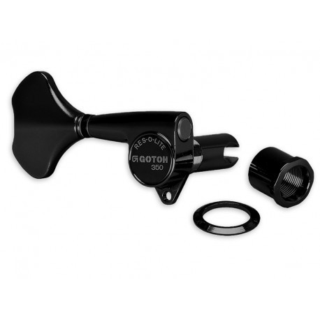 !! DISCONTINUED !! GOTOH® MÉCA BASSE (OLD CAP) GB350 CÔTÉ AIGU 1:20 NOIR (1pce)