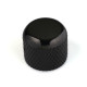 SHORT DOME KNOB BLACK 15.8 X 19 (2)
