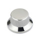 BOUTON TYPE STRAT METAL CHROME (SCREW) (2)