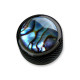 Q-PART DOME BLACK NATURAL ABALONE