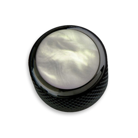 Q-PART DOME BLACK ACRYLIC WHITE PEARL