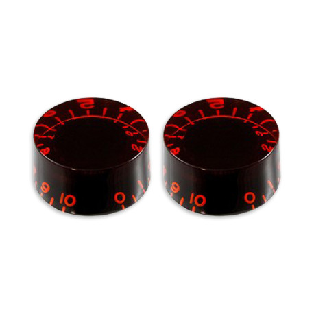 SPEED KNOB RED TINT 2pcs (INCH)