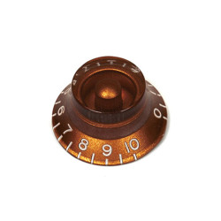 BELL KNOB AMBER VINTAGE NUMBERS (2)