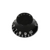 BELL KNOB BLACK VINTAGE NUMBERS (2)