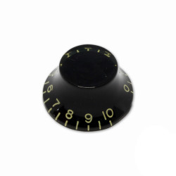 BELL KNOB AGED BLACK VINTAGE NUMBERS (2)