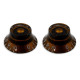 BELL KNOB CHOCOLATE BROWN 2pcs (INCH)