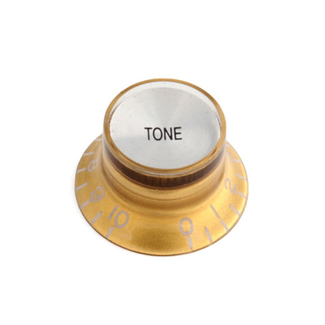 BOUTONS REFLECTOR TONE SILVER TOP POUR AXES US FENDUS DORÉ (2 pcs)