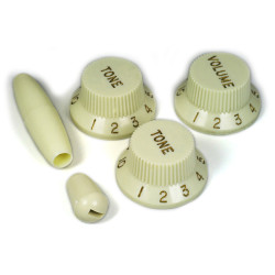 MINT GREEN SET FOR STRAT (1V+2T+SWITCH KNOB+ARM TIP)