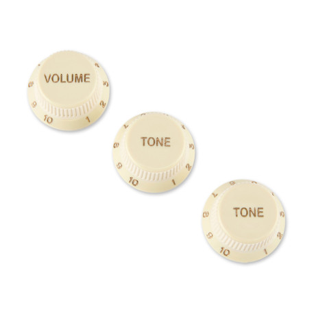 Stratocaster® Soft Touch Knobs, Aged White