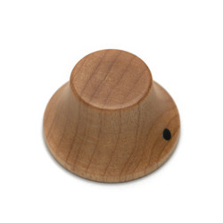 BELL KNOB MAPLE PUSH-ON (2)