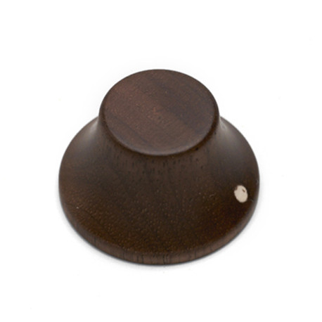 BELL KNOB WALNUT PUSH-ON (2)