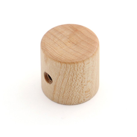 DOME KNOB BOX WOOD + VIS FLAT TOP (2)