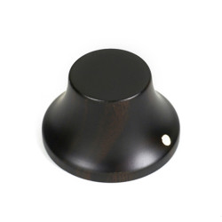 BELL KNOB EBONY PUSH-ON (2)