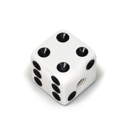 DICE KNOB WHITE (2) + FIX