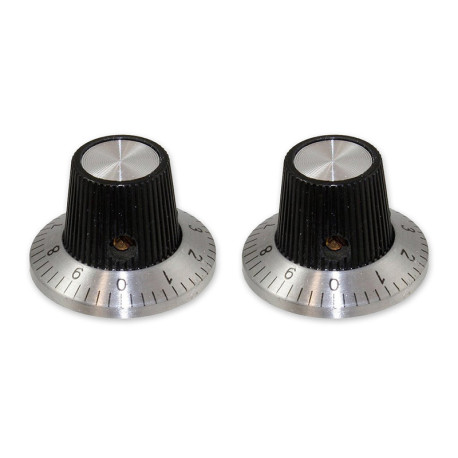 RETRO RADIO BIG KNOB ALU (2PCS)