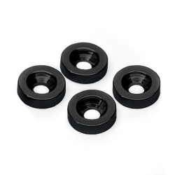 NECK BUSHING BLACK 15 X 4 mm (4PCS)