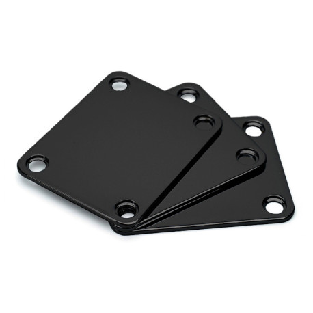 NECK PLATE STANDARD BLACK (BULK PACK 3PCS)