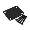 NECK PLATE + SCREWS STANDARD BLACK