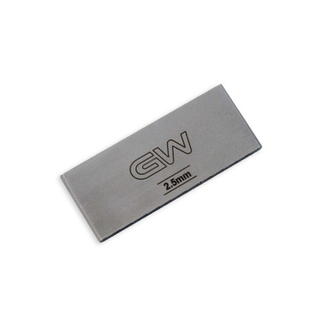 G&W LIME POUR ENCOCHE DE SILLET DE TÊTE ET CHEVALET 2.5mm