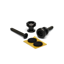 GOLDO STRAP BUTTON BLACK (2pcs)