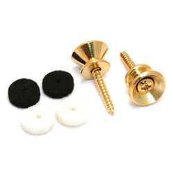 Pure Vintage Strap Buttons, Gold (2)