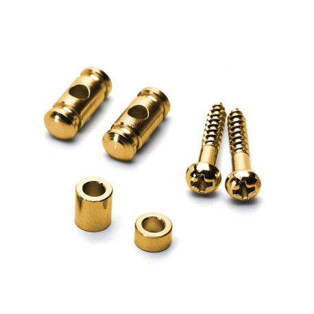 GOTOH® RG15 / RG30 STRING RETAINERS CYLINDER TYPE GOLD (2pcs)