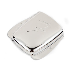 FENDER® VINTAGE-STYLE JAZZ BASS® F BRIDGE COVER CHROME