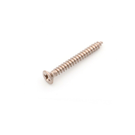 PICKUP RING SCREW FLAT HEAD 2 x 19mm NICKEL