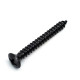 ALL PARTS® SHORT NECK PLATE SCREWS 4 x 35mm BLACK (4pcs)