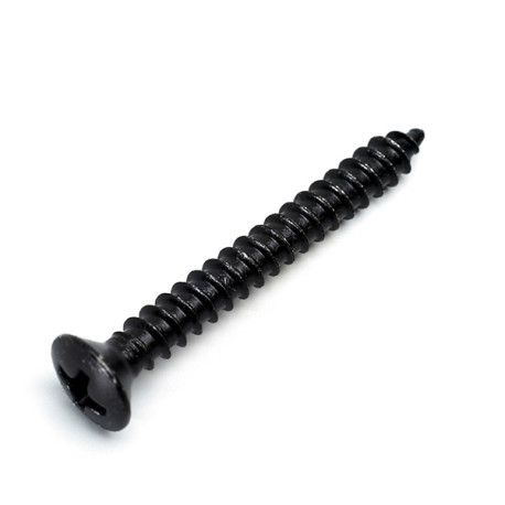 ALL PARTS® SHORT NECK PLATE SCREWS 4 x 35mm BLACK (4pcs)