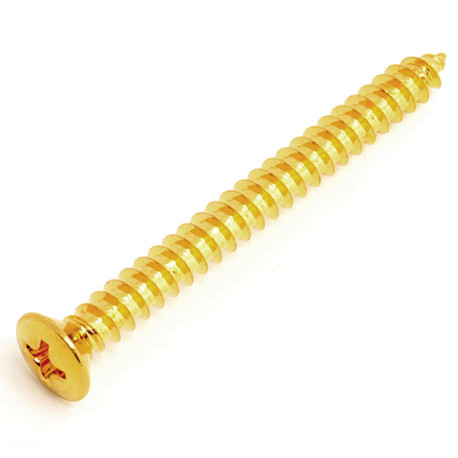 GOTOH® TS-03 NECK PLATE SCREWS 4 x 45mm GOLD (4pcs)