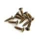 AGED NICKEL FENDER STYLE PICKGUARD SCREWS (20PCS)