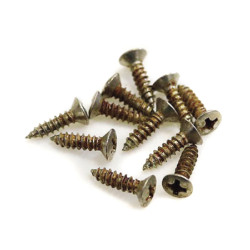 AGED NICKEL PICKGUARD SCREWS