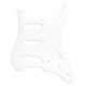 PICKGUARD STRAT 57' SSS 8 HOLES US POTS 1 PLY WHITE (1.6mm)