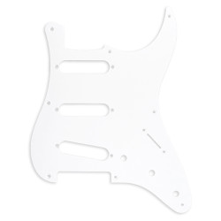 PICKGUARD STRAT 57' SSS 1 PLY US POTS WHITE (1.6mm)