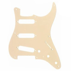 PICKGUARD STRAT 57' SSS 1 PLY US POTS CREAM (1.6mm)