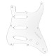 PICKGUARD STRAT CLEAR ACRYLIC 8H