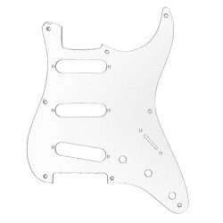 PICKGUARD STRAT CLEAR ACRYLIC 8H