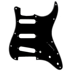 PLAQUE DE PROTECTION TYPE STRAT® SSS 11 TROUS 2.4mm 3 PLIS NOIR