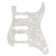 Pickguard, Stratocaster® H/S/S, 11-Hole Mount, Aged White Moto, 4-Ply