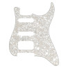 Pickguard, Stratocaster® H/S/S, 11-Hole Mount, Aged White Moto, 4-Ply