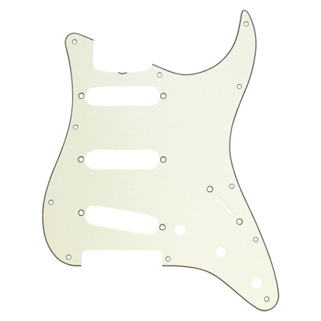 Pickguard, Stratocaster® S/S/S, 11-Hole Vintage Mount (with Truss Rod Notch), Mi