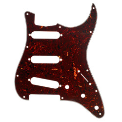 Pickguard, Stratocaster® S/S/S, (with Truss Rod Notch), 11-Hole Vintage Mount,