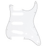 Pickguard, Stratocaster® S/S/S, 11-Hole Mount, W/B/W, 3-Ply