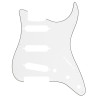 Pickguard, Stratocaster® S/S/S, 11-Hole Mount, Parchment P/B/P, 3-Ply