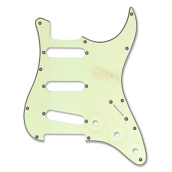 PICKGUARD FOR STRAT® 62' SSS 3-PLY 11 HOLES JAPAN AGED MINT