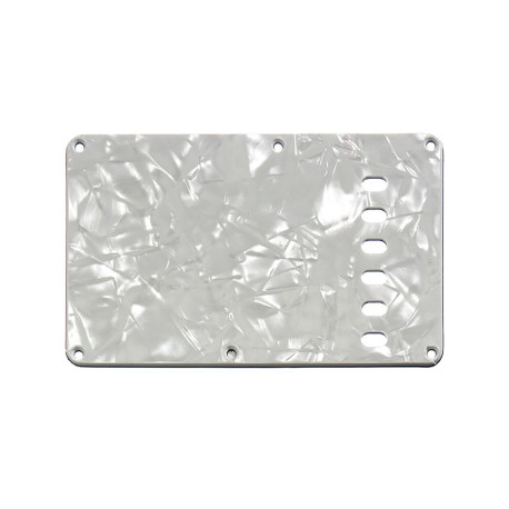 TREMOLO PLATE WHITE PEARLOID 4-PLY .100 E-E 56mm