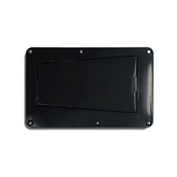 TREMOLO PLATE WITH ACCESS BLACK 1-PLY .060